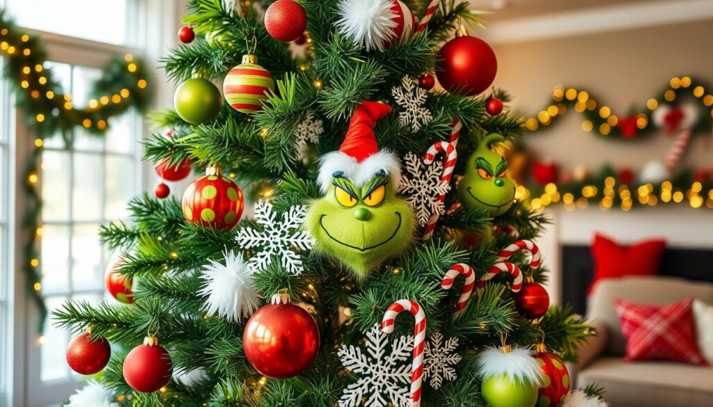 DIY Grinch Christmas Tree Decorations