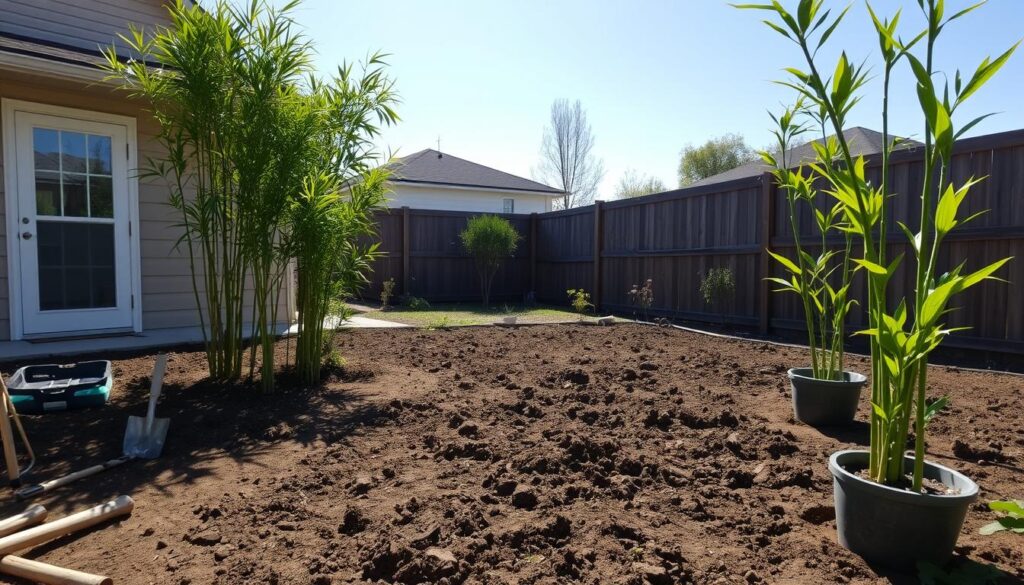 Bamboo Garden Preparation