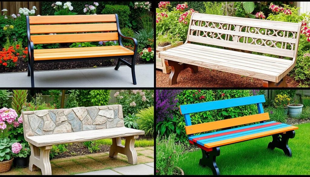 Garden Bench Materials Comparison